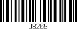 Código de barras (EAN, GTIN, SKU, ISBN): '08269'