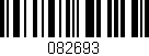 Código de barras (EAN, GTIN, SKU, ISBN): '082693'