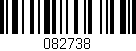 Código de barras (EAN, GTIN, SKU, ISBN): '082738'