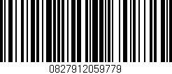Código de barras (EAN, GTIN, SKU, ISBN): '0827912059779'