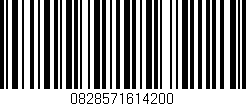 Código de barras (EAN, GTIN, SKU, ISBN): '0828571614200'