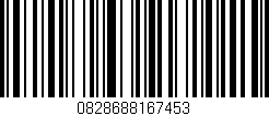 Código de barras (EAN, GTIN, SKU, ISBN): '0828688167453'