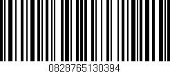 Código de barras (EAN, GTIN, SKU, ISBN): '0828765130394'