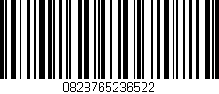 Código de barras (EAN, GTIN, SKU, ISBN): '0828765236522'