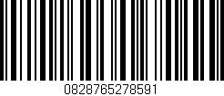 Código de barras (EAN, GTIN, SKU, ISBN): '0828765278591'