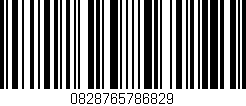 Código de barras (EAN, GTIN, SKU, ISBN): '0828765786829'