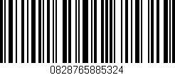 Código de barras (EAN, GTIN, SKU, ISBN): '0828765885324'