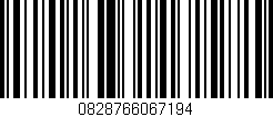 Código de barras (EAN, GTIN, SKU, ISBN): '0828766067194'