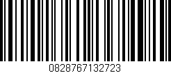 Código de barras (EAN, GTIN, SKU, ISBN): '0828767132723'