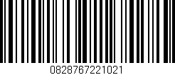 Código de barras (EAN, GTIN, SKU, ISBN): '0828767221021'