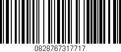 Código de barras (EAN, GTIN, SKU, ISBN): '0828767317717'