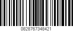 Código de barras (EAN, GTIN, SKU, ISBN): '0828767348421'