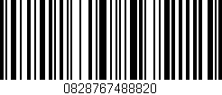 Código de barras (EAN, GTIN, SKU, ISBN): '0828767488820'