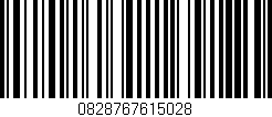 Código de barras (EAN, GTIN, SKU, ISBN): '0828767615028'