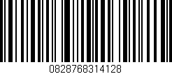 Código de barras (EAN, GTIN, SKU, ISBN): '0828768314128'