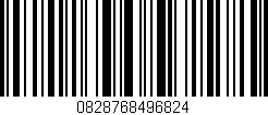 Código de barras (EAN, GTIN, SKU, ISBN): '0828768496824'