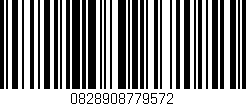 Código de barras (EAN, GTIN, SKU, ISBN): '0828908779572'