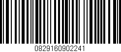 Código de barras (EAN, GTIN, SKU, ISBN): '0829160902241'