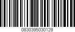 Código de barras (EAN, GTIN, SKU, ISBN): '0830395030128'