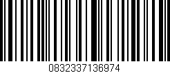 Código de barras (EAN, GTIN, SKU, ISBN): '0832337136974'
