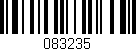 Código de barras (EAN, GTIN, SKU, ISBN): '083235'