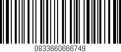 Código de barras (EAN, GTIN, SKU, ISBN): '0833660666749'