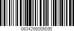 Código de barras (EAN, GTIN, SKU, ISBN): '0834266006595'