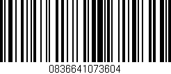 Código de barras (EAN, GTIN, SKU, ISBN): '0836641073604'