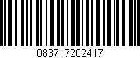 Código de barras (EAN, GTIN, SKU, ISBN): '083717202417'