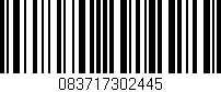 Código de barras (EAN, GTIN, SKU, ISBN): '083717302445'