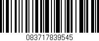 Código de barras (EAN, GTIN, SKU, ISBN): '083717839545'