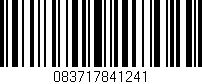 Código de barras (EAN, GTIN, SKU, ISBN): '083717841241'