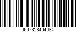 Código de barras (EAN, GTIN, SKU, ISBN): '0837626494964'