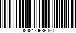 Código de barras (EAN, GTIN, SKU, ISBN): '0838179666990'