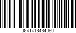 Código de barras (EAN, GTIN, SKU, ISBN): '0841416464969'