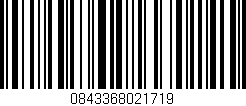 Código de barras (EAN, GTIN, SKU, ISBN): '0843368021719'