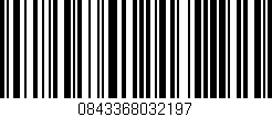 Código de barras (EAN, GTIN, SKU, ISBN): '0843368032197'