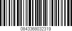 Código de barras (EAN, GTIN, SKU, ISBN): '0843368032319'