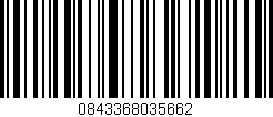 Código de barras (EAN, GTIN, SKU, ISBN): '0843368035662'