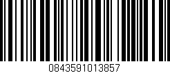 Código de barras (EAN, GTIN, SKU, ISBN): '0843591013857'