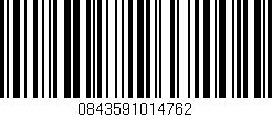 Código de barras (EAN, GTIN, SKU, ISBN): '0843591014762'