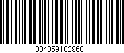Código de barras (EAN, GTIN, SKU, ISBN): '0843591029681'
