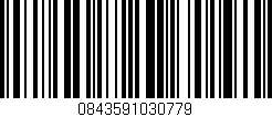 Código de barras (EAN, GTIN, SKU, ISBN): '0843591030779'