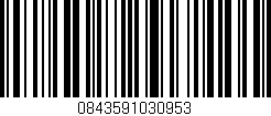 Código de barras (EAN, GTIN, SKU, ISBN): '0843591030953'