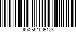 Código de barras (EAN, GTIN, SKU, ISBN): '0843591035125'