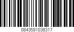 Código de barras (EAN, GTIN, SKU, ISBN): '0843591038317'