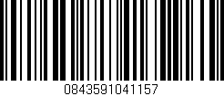 Código de barras (EAN, GTIN, SKU, ISBN): '0843591041157'