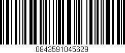 Código de barras (EAN, GTIN, SKU, ISBN): '0843591045629'
