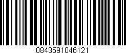 Código de barras (EAN, GTIN, SKU, ISBN): '0843591046121'