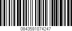 Código de barras (EAN, GTIN, SKU, ISBN): '0843591074247'